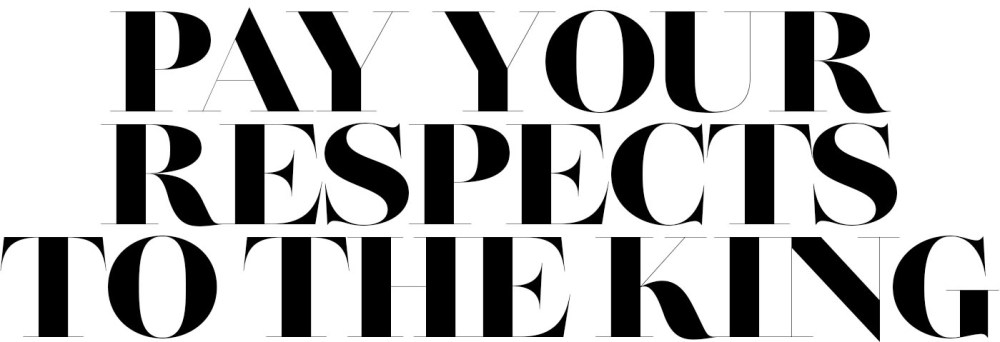 respecttotheking