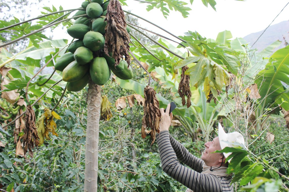 Arnaud enjoying the view