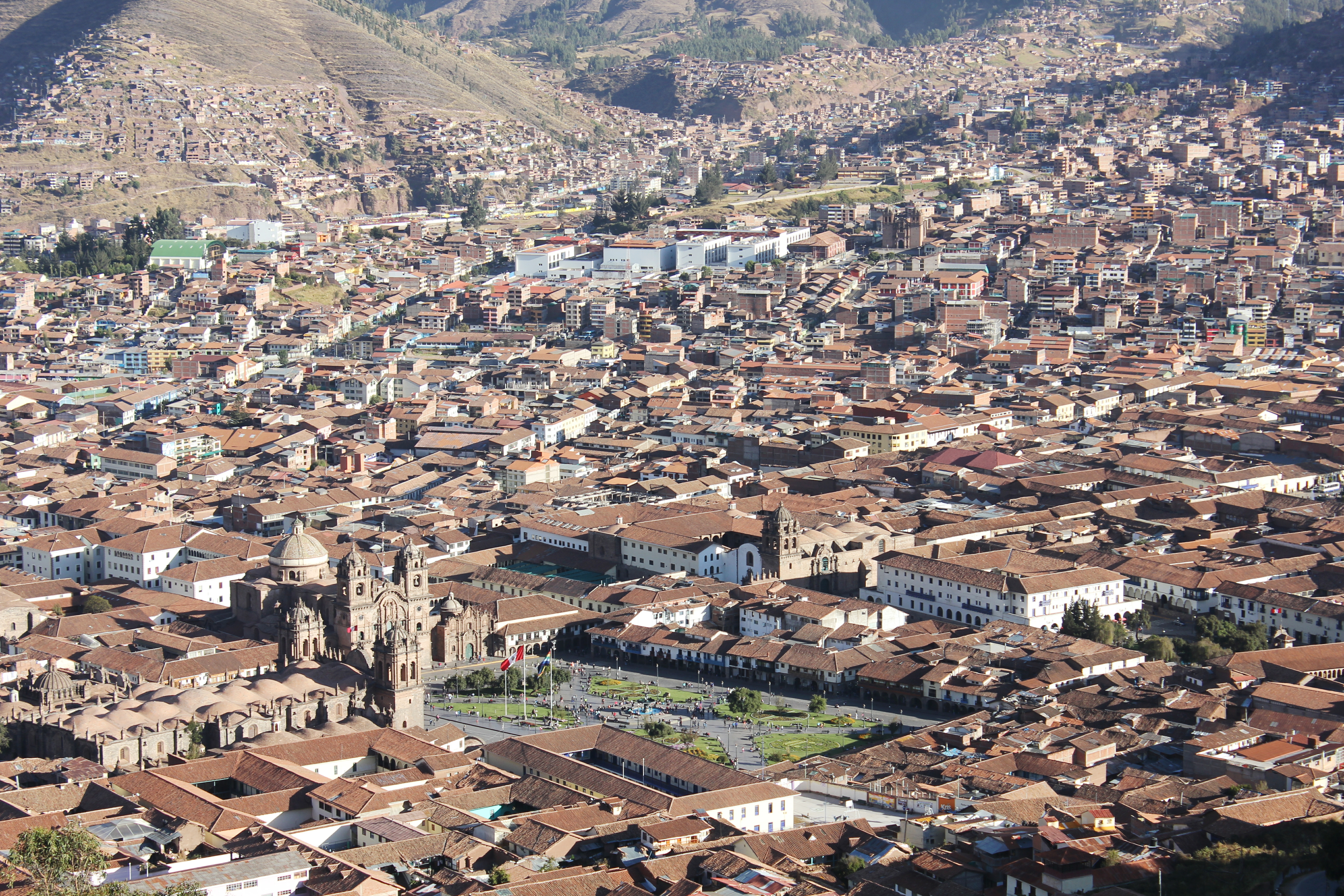 View of Cusco from Pukamuqu